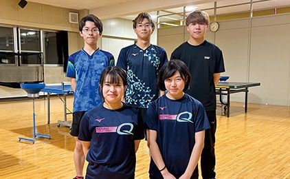体育会 卓球部 イメージ写真