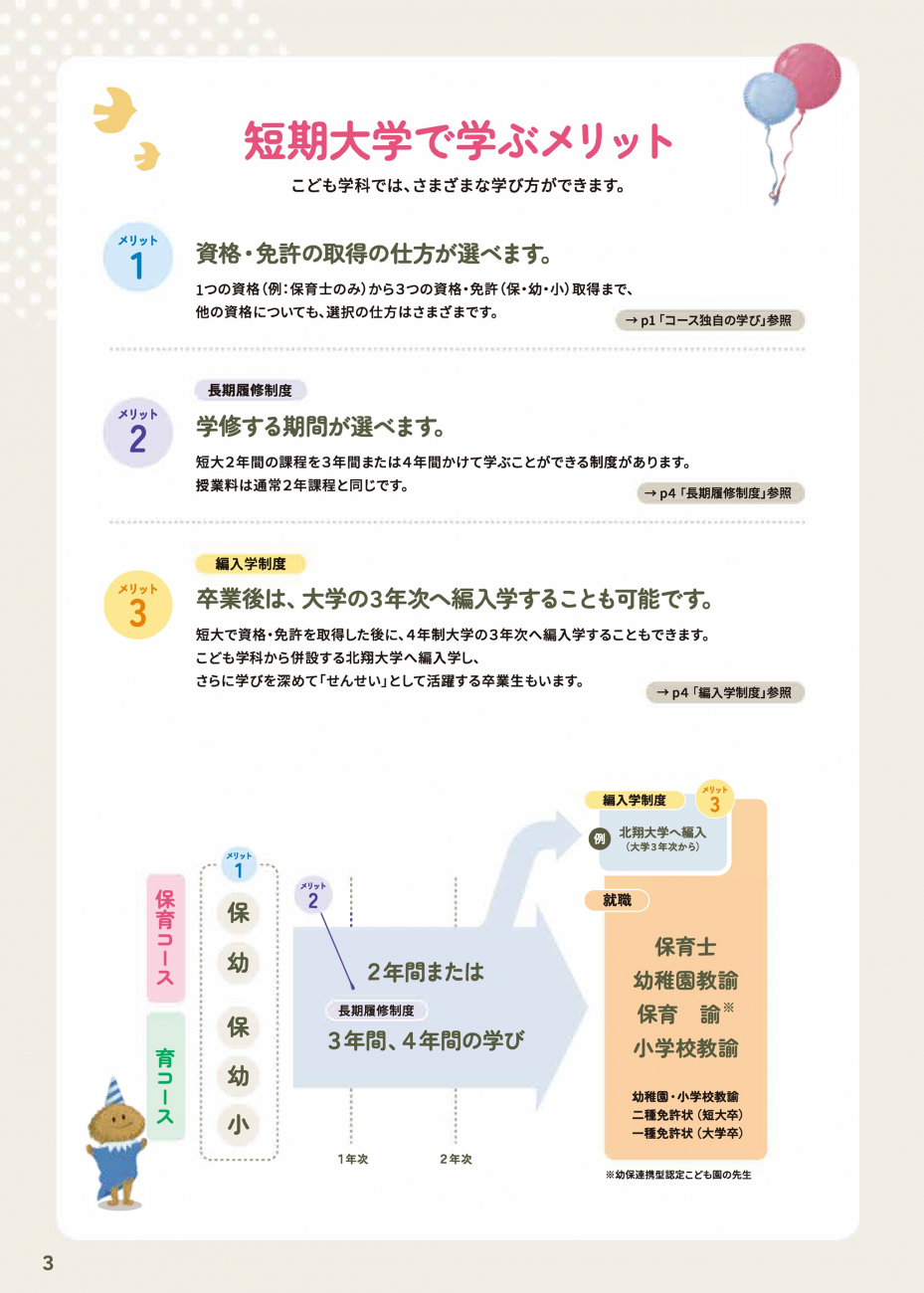 こども学科 パンフレット ページ4