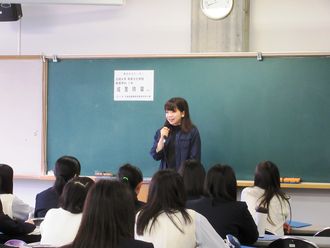 北海道室蘭東翔高等学校生徒さんの見学風景