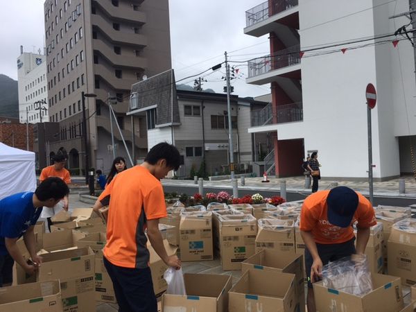 ボランティアツアチームが「釜石よいさ」の運営補助をしました！