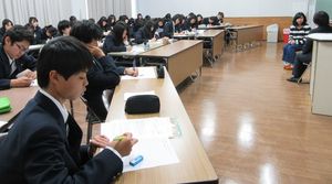 高大連携協定校の生徒が施設見学に訪れました