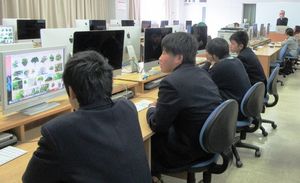 高大連携協定校の生徒が施設見学に訪れました