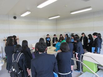 高大連携協定校の生徒さんが施設見学に訪れました