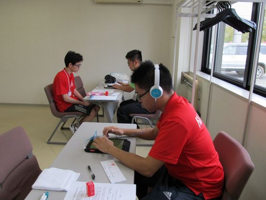 池田町の脳力測定（認知機能テスト）で学生が活躍しました