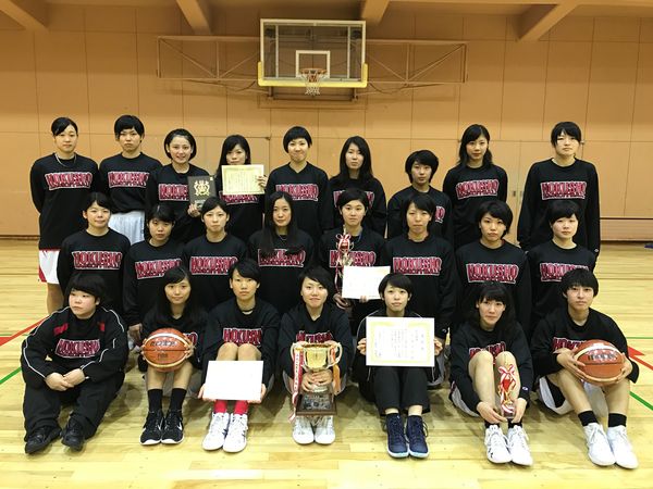 女子バスケットボール部　全勝優勝