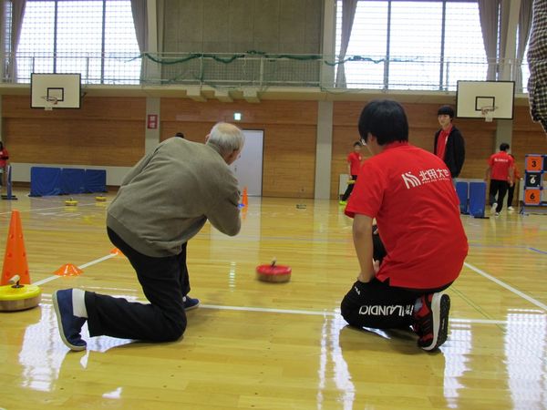 健康福祉学科1年生　「がたりんピック」のお手伝いをしました