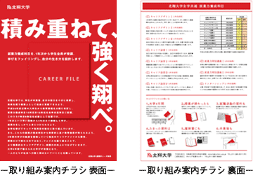 取組事業案内チラシの作成