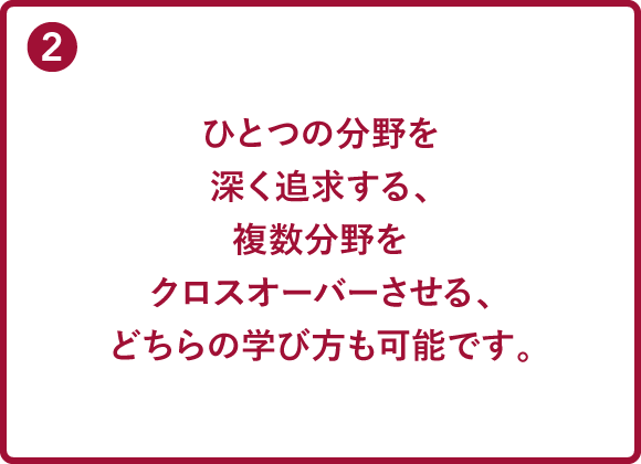 芸術学科の4つの強み